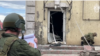 Последствия взрыва в Луганске